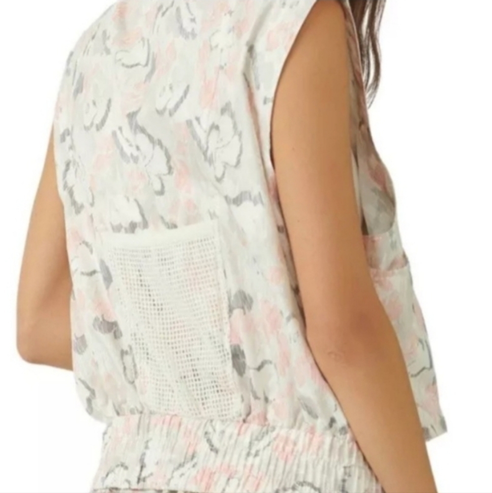 Free People Movement NWTs Off the Grid Printed Vest - Picture 4 of 6